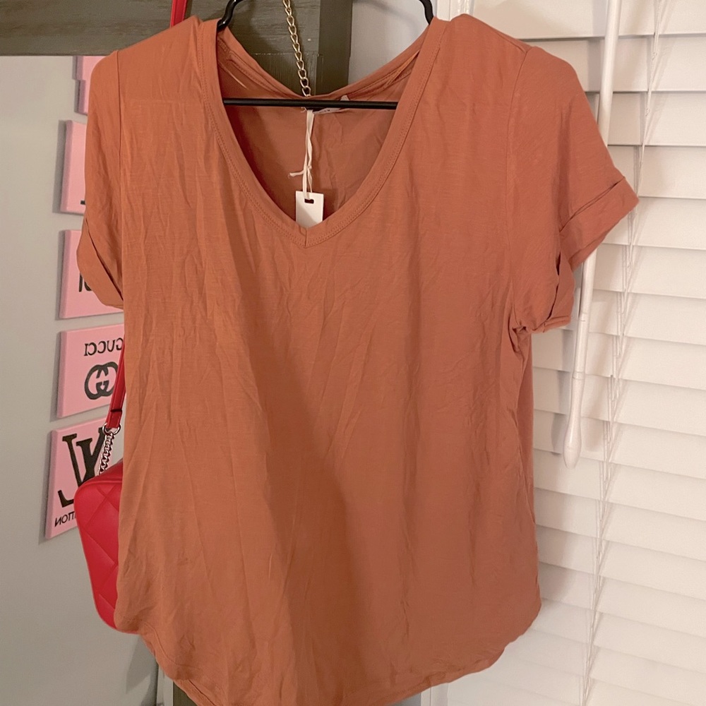 Cotton On Orange Tee. Size Small.